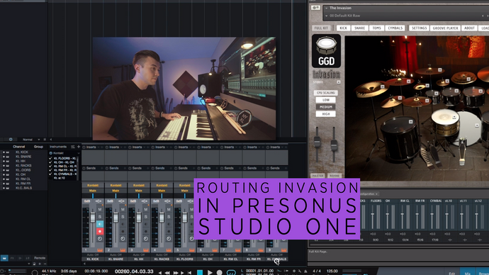 Routing Invasion in PRESONUS STUDIO ONE w/Chris Bedan